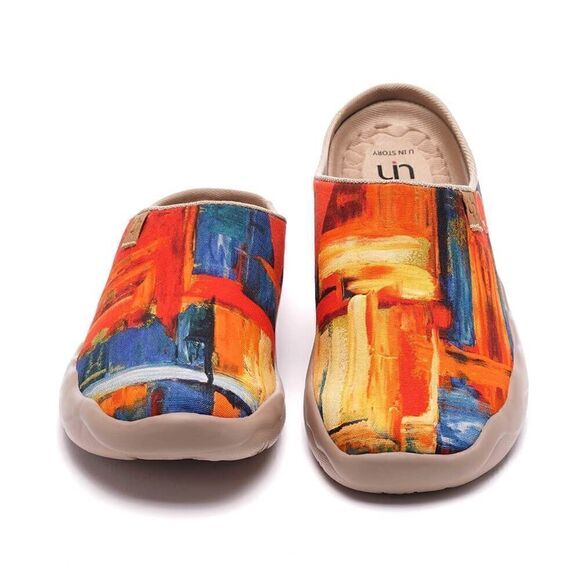 UIN Men's Mules Comfort Travel Shoe Casual Slippers (Color Zone Slipper) - Picture 3 of 7